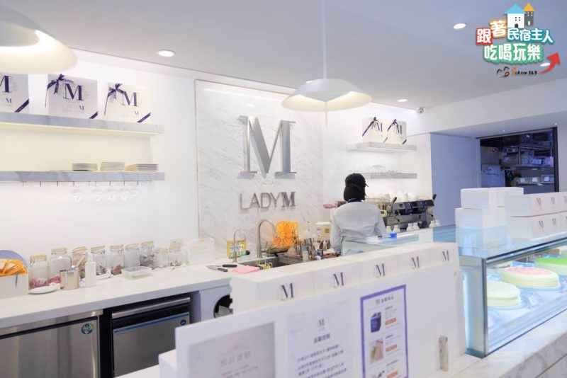 Lady M 千層蛋糕切面展示超過 20 層薄餅與奶油層次
